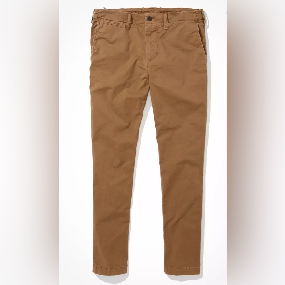 American Eagle Outfitters Brown Chinos with Skinny  Leg 29x 30